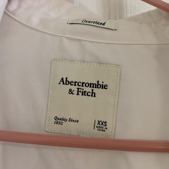 Abercrombie Oversized White Button Up - Picture 2 of 3
